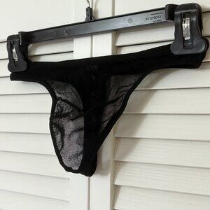 N2N Black Net Thong